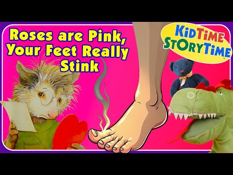 Roses Are Pink, Your Feet Really Stink 💝 Valentine's READ ALOUD for kids - funny book