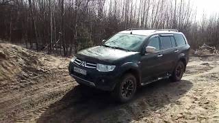 Первый выезд моего Pajero Sport 2 в карьер.