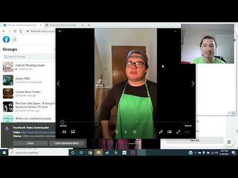 Facebook Video Downloader Tutorial (can also download private videos) [PC]