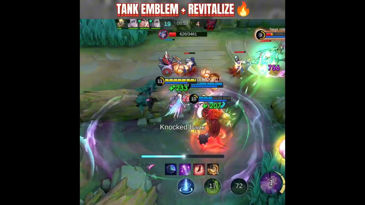 TANK EMBLEM + REVITALIZE! -MLBB🔥 