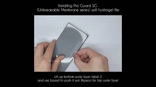 How to install Pro Guard SG Unbreakable Membrane Film (Nov 2024)