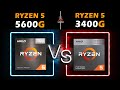 2022 AMD Ryzen 5 5600G Vs AMD Ryzen 5 3400G Test On 19 Games Is Ryzen 5 3400G Still Good 