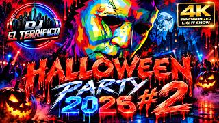 Halloween Party Mix 2026 🎃 Halloween House Music Mix #2 | Thriller, Addams Family   4K Light Show