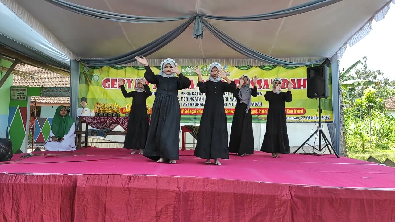 Tari Kreasi "Ya Man Bihali" ; Kelas 6 MI Darussa'adah