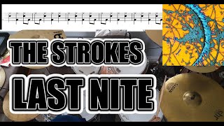 The Strokes - Last Nite - Drum Cover With SHEET MUSIC