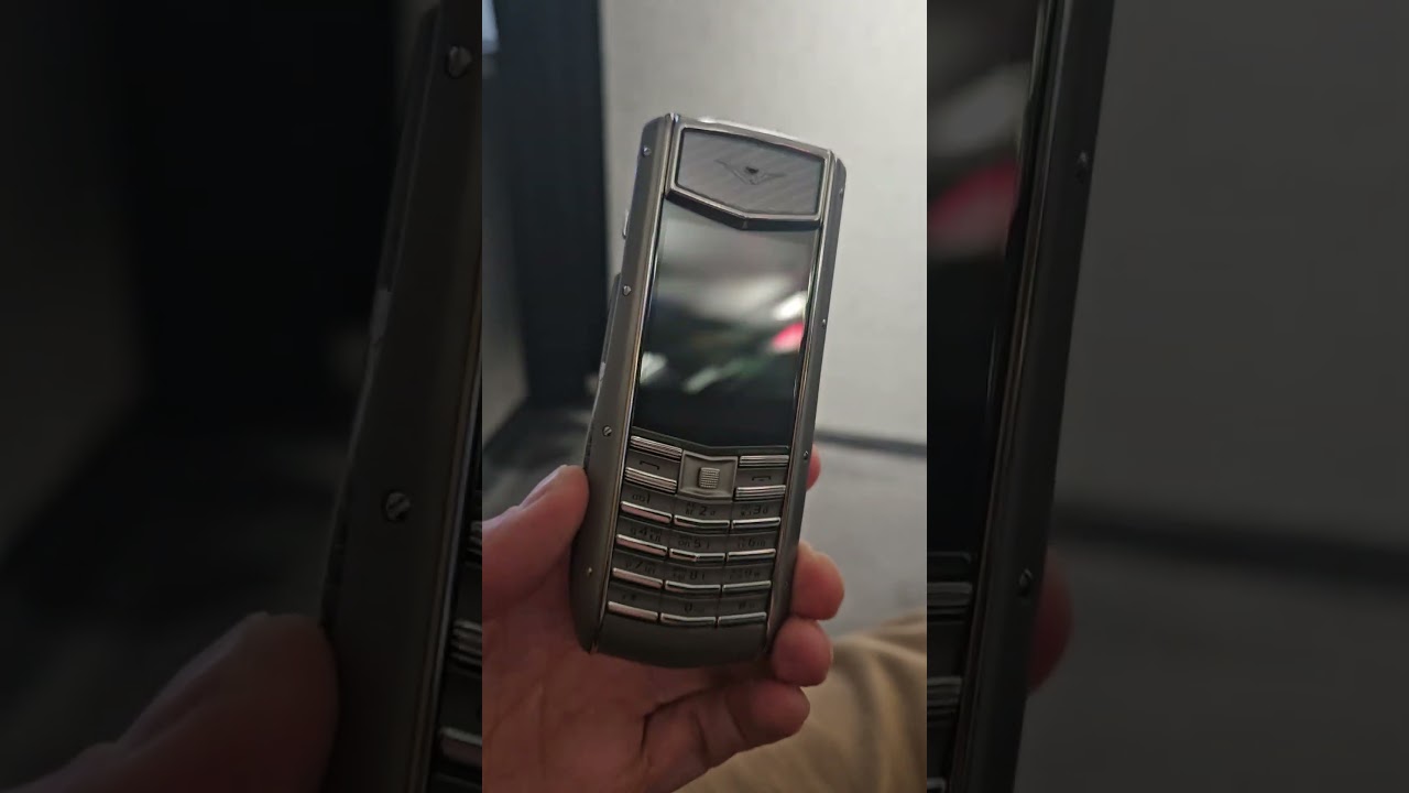 КАПСУЛА ВРЕМЕНИ  VERTU ASCENT TI FIBRE CARBON  