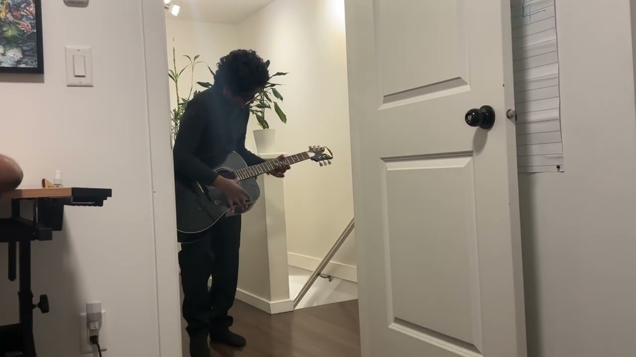 Get lucky by Daft Punk, Williams Pharrell, and Nile Rodgers (Guitar cover by Kartik)