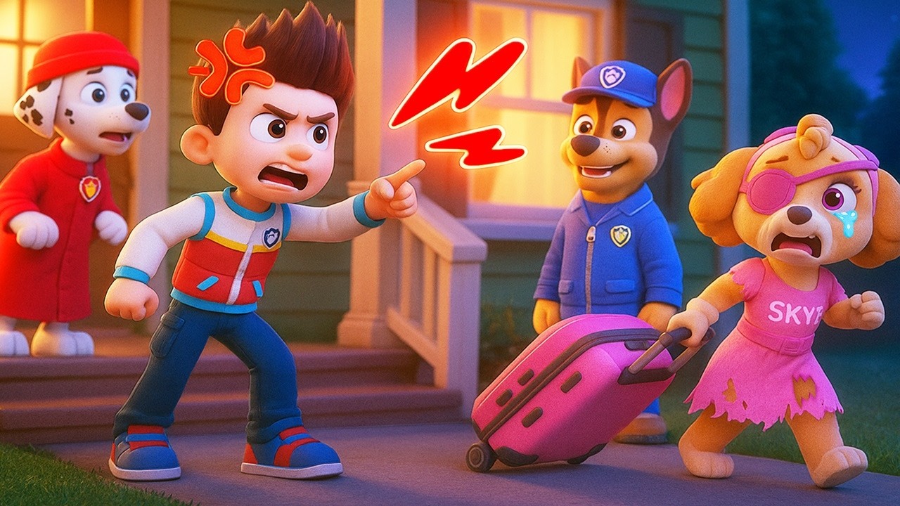 ¡Caos total! ¿Ryder expulsa a Skye de la casa? | PAw PaTrol en Español