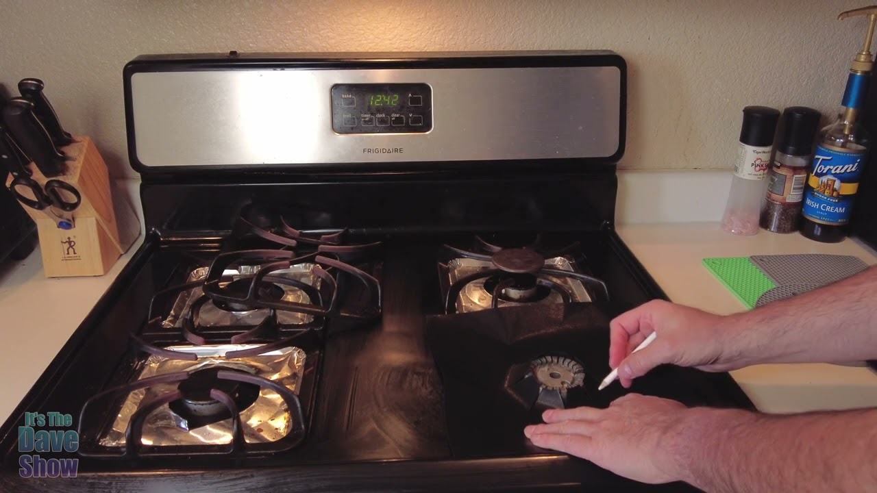 Gas Stove Burner Covers - Extra Thick Non Stick Reusable Stove Top Covers for Gas Burners