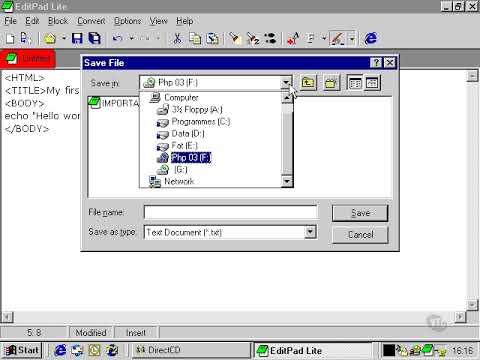 Embedding PHP within HTML introduction to PHP Programming for beginners