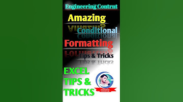 Conditional formatting in excel #shorts #ytshorts #exceltips #tutorial #shortvideo #excelformulas