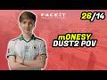 m0NESY DUST2 POV (26-14) | CS2 FACEIT MATCH