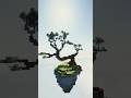 building  a bonsai tree in minecraft  #minecraft #minecraftbuilding #building #art #bonsai