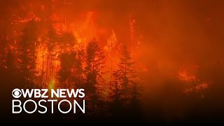 Western North America hit by large wildfires