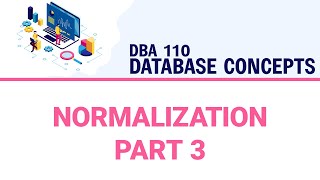 DBA 110 Fa22 - Normalization FINAL