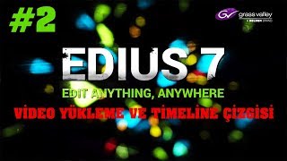 Edius 7 Türkçe Vi̇deo Nasil Yükleni̇r ? - Ti̇meli̇ne Çi̇zgi̇si̇ Nedi̇r ?