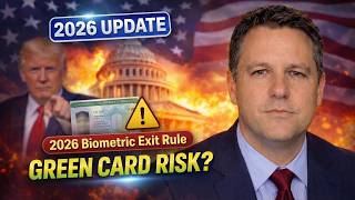 Urgent Travel Alert  How the 2026 Biometric Exit Rule Affects Green Card Residency