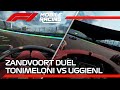 Zandvoort duel  tonimeloni vs uggienl side by side  f1 mobile racing 2022