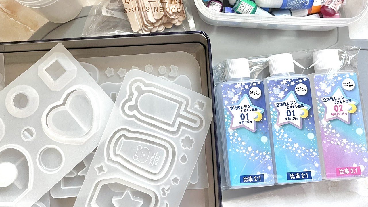 レジン　ハンドメイド　395 93【レジン制作】ほぼ初心者！？2液レジンに挑戦！みんなのパワーで