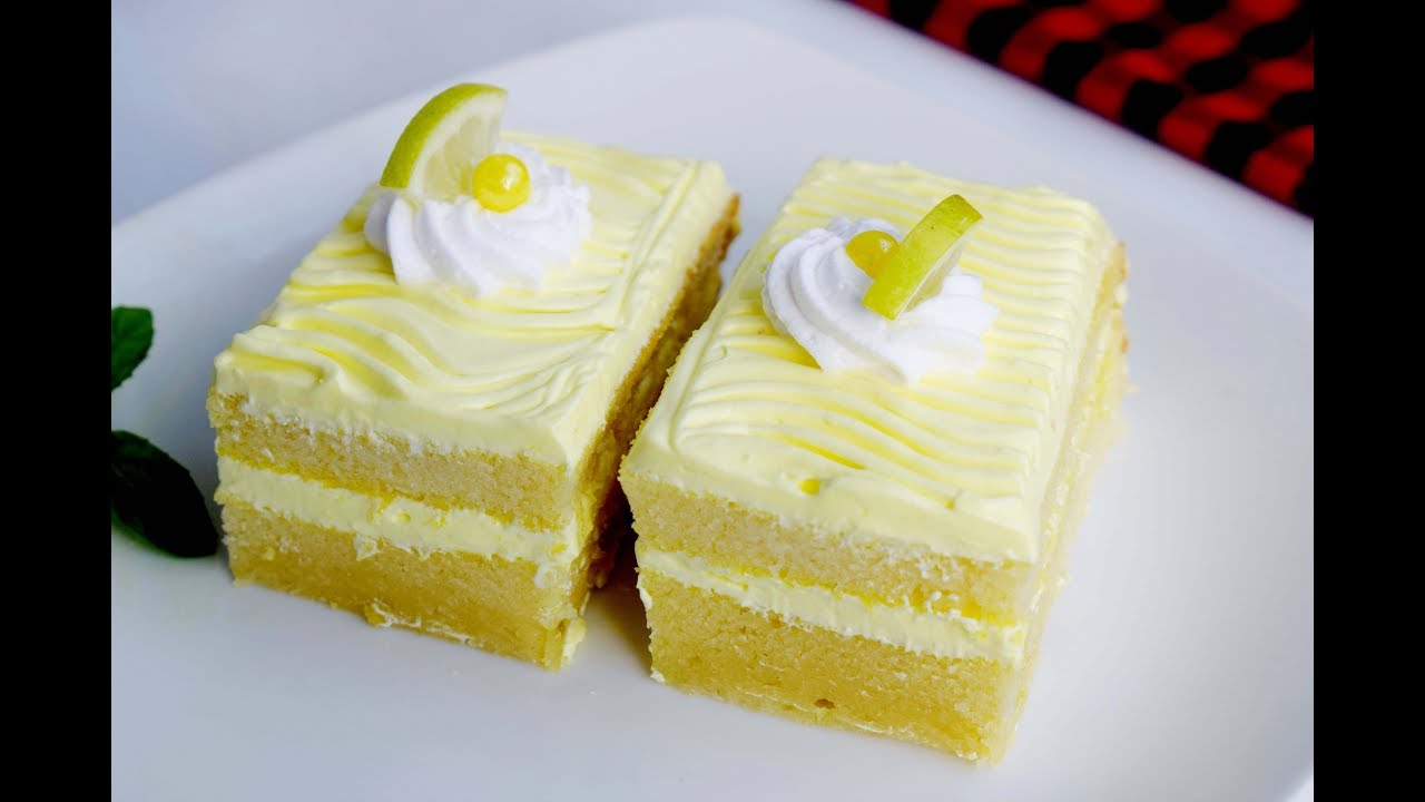 Lemon Pastry Cake without Oven Lemon Cake recipe YouTube
