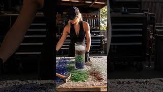 DIY Recycled Glass Lamp Transformation ✨ Stunning Garden Pathway Lighting