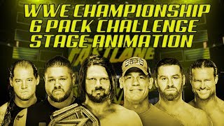 WWE Stage Animation | WWE Championship 6 Pack Challenge (Fastlane 2018)