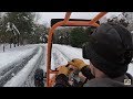riding the Suzuki GS500 dune buggy in the snow
