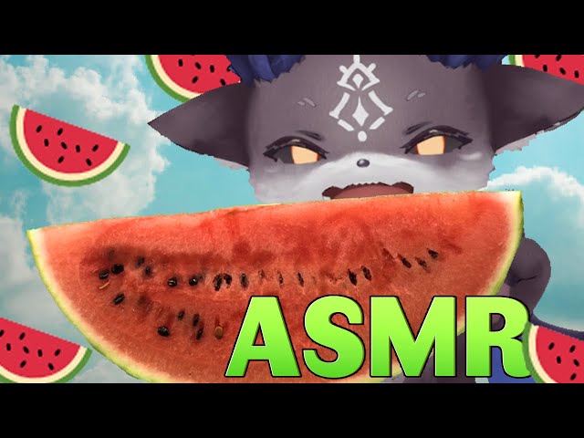 🍉watermelon ASMR /すいか Eating Sounds/咀嚼音注意 🍉のサムネイル