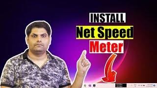 How to Add Internet Speed Meter on Taskbar on Windows 10/11 PC in Hindi screenshot 4