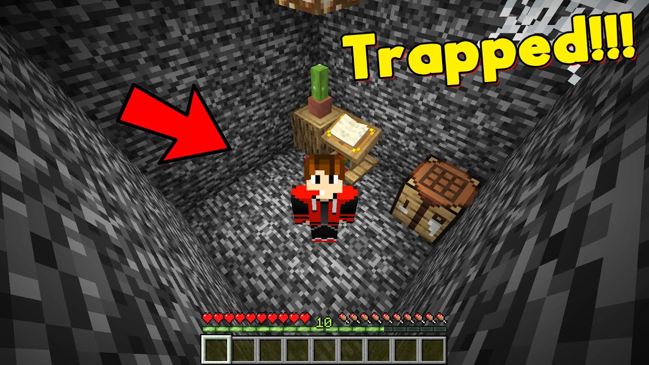 I Got Trapped In A BEDROCK Prison !!!! - YouTube