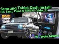 Samsung Galaxy Tablet In Dash Install - '99 Toyota Tacoma New Pioneer 80PRS FINISHED Video 2