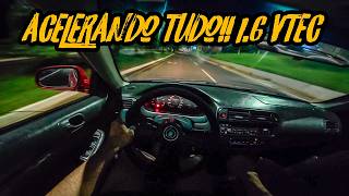 Acelerei Tudo O Honda Civic 1.6 Vtec Mesmo Motor Do Vti?