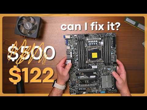 I bought a $500 "For Parts" motherboard. Can I fix it?