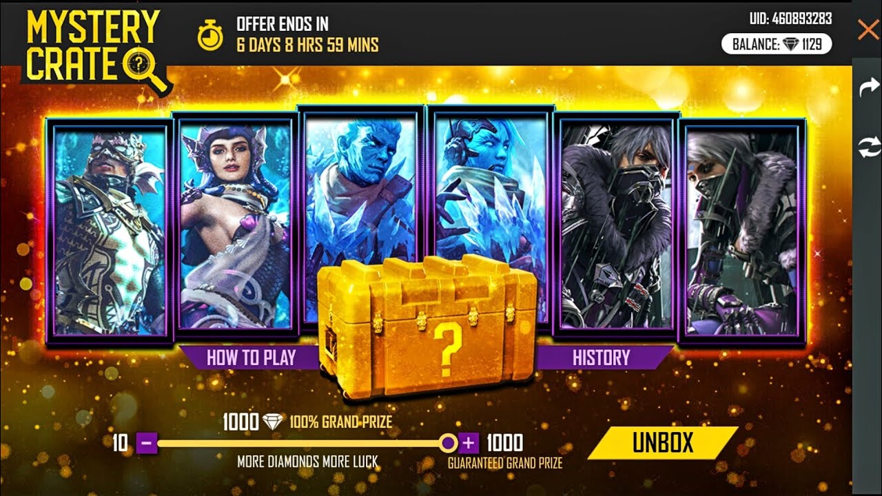 I Got Trench Princess Bundle in Mystery Crate Event || Free Fire Guarantee Past Mystery Shop Bundle