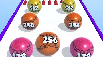 Ball Merge 2048 - All Levels Ball Gameplay Android, iOS ( Level 352 - 353 )