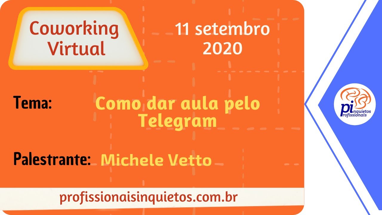 Como dar aula pelo Telegram