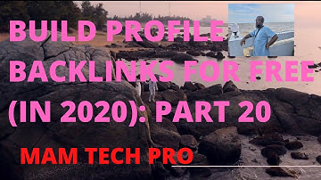 প্রোফাইল ব‍্যাকলিংক Part 20:Profile Backlinks Bangla Tutorial।SEO Tutorial 2020