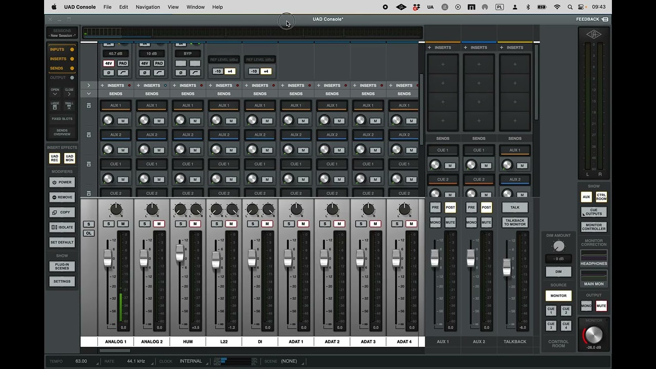 Apollo x8 Sonarworks Headphone correction setup.