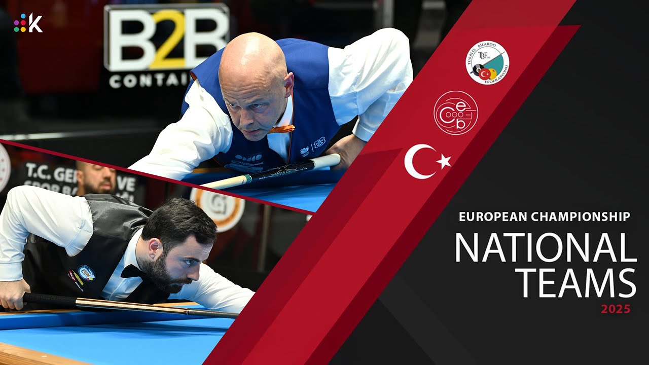 2025 European Championship Men National Teams - Semi Final - KARAKURT (TUR) vs DE BRUIJN (NED)