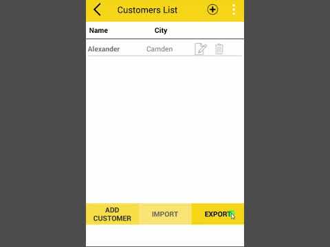 Come gestire i clienti e attributo in Sales Assist Application