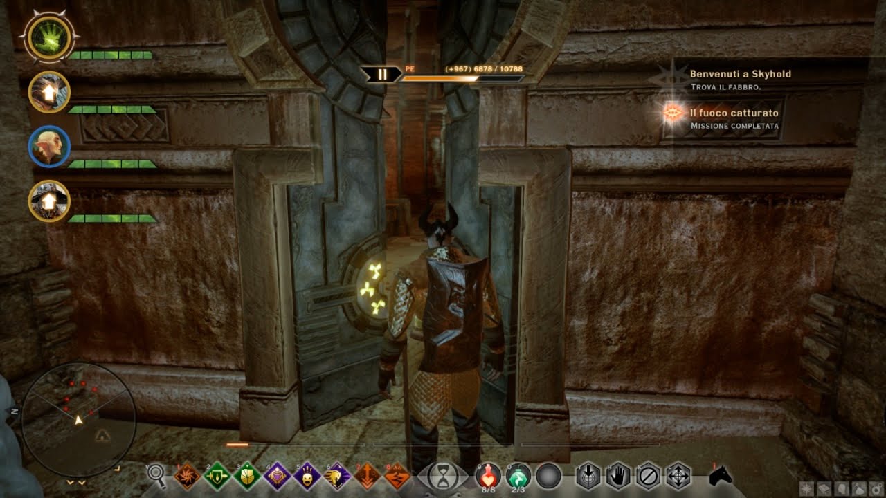 Dragon age inquisition opening the last FIRE door in the temple of Pride -Forbidden Oasis-
