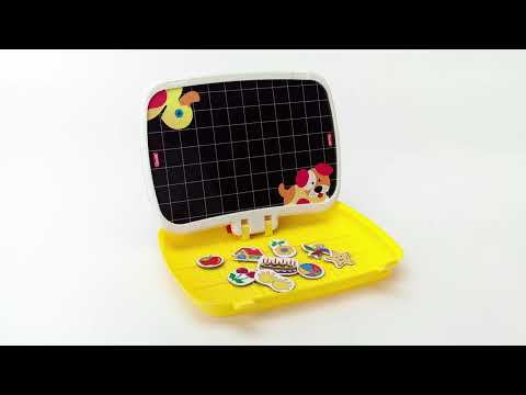 Quercetti: 2 az 1-ben mágneses rajztábla táskában video