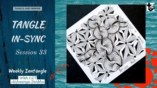 SPECTO + HEMP - Zentangle Patterns - ✨Tangle InSync#33 ✨- Year 2021