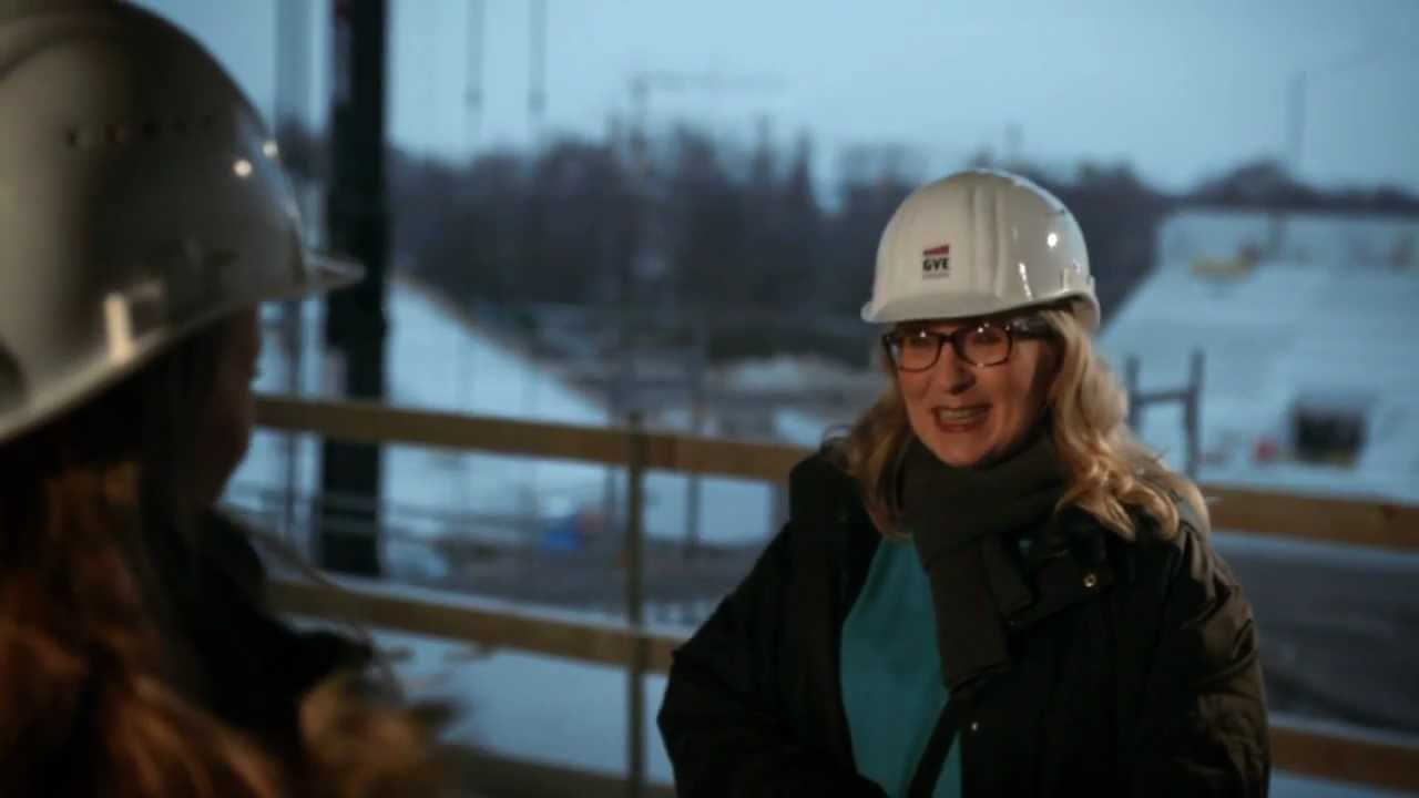 Stadion für Essen: Im Rohbau unterwegs mit Barbara Rörig