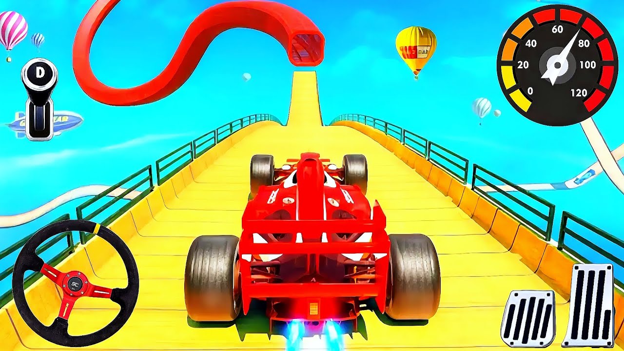 Extreme Formula Car Stunt Racing - Formula Car Stunt Simulator - Android GamePlay