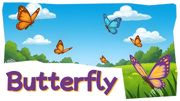 Beautiful Butterflies | Fun and Educational Video for Children