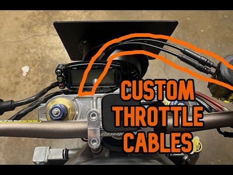 Custom throttle cables - YouTube