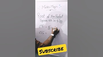 Square root of non perfect square number|Maths magic|Maths Tricks|SSC|BANK|UPPOLICE#short#vedicmaths