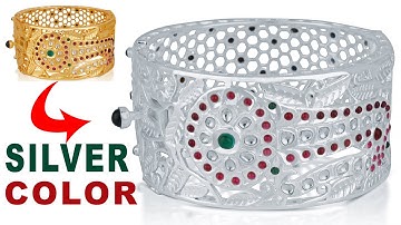 How to Change Gold Colors to Silver for Jewelry Photos in Photoshop CC 2020