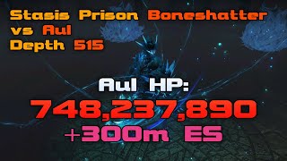 Stasis Prison Boneshatter vs Aul 515 Depth [107% Incr Quantity] [+ Monster Life & ES] [PoE 3.18]
